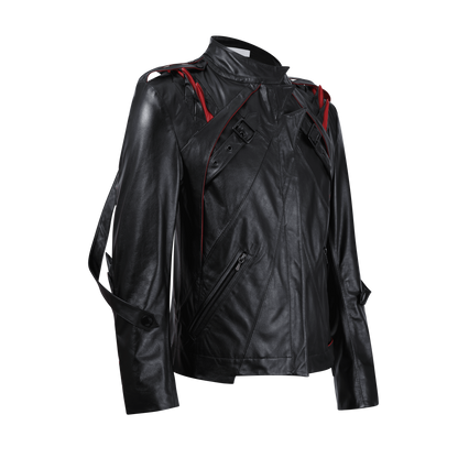 Snake Spike Leather Jacket