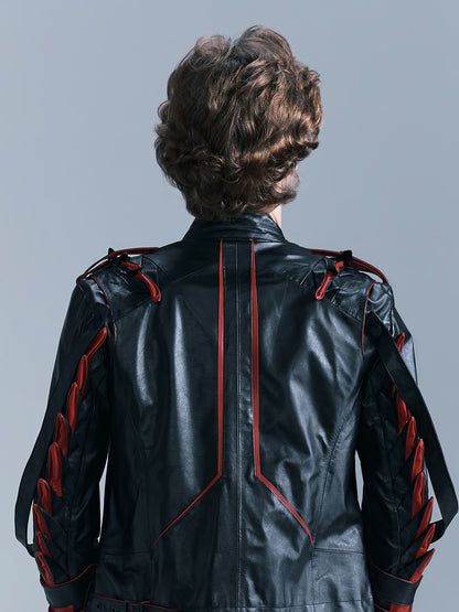 Snake Spike Leather Jacket