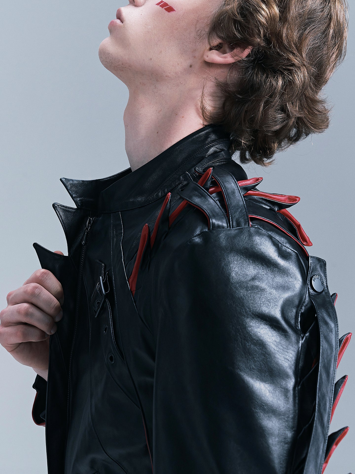 Snake Spike Leather Jacket