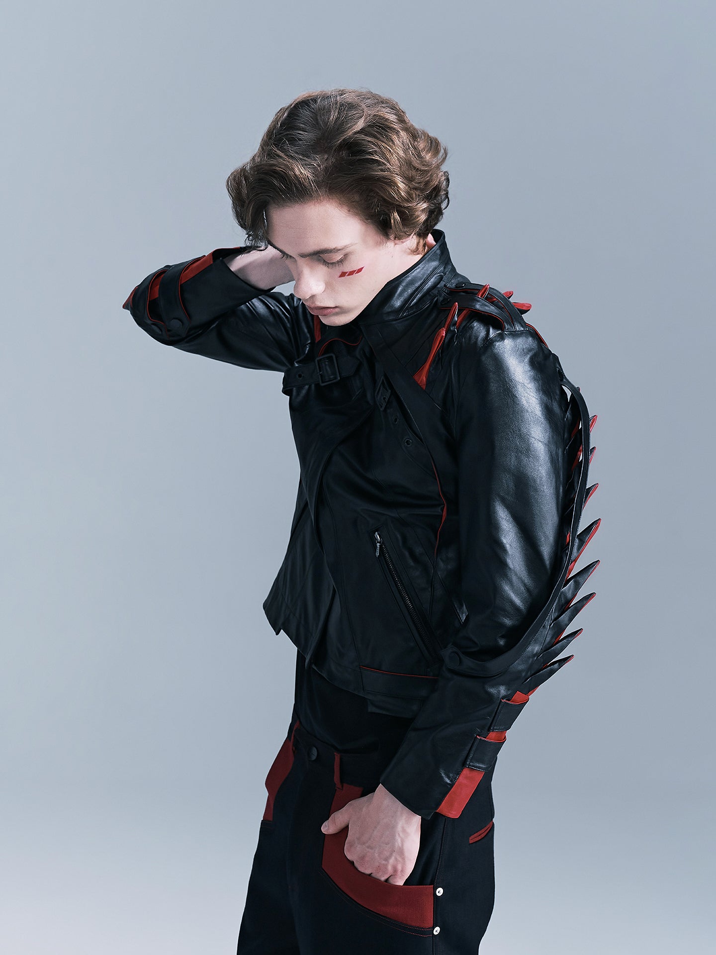 Snake Spike Leather Jacket