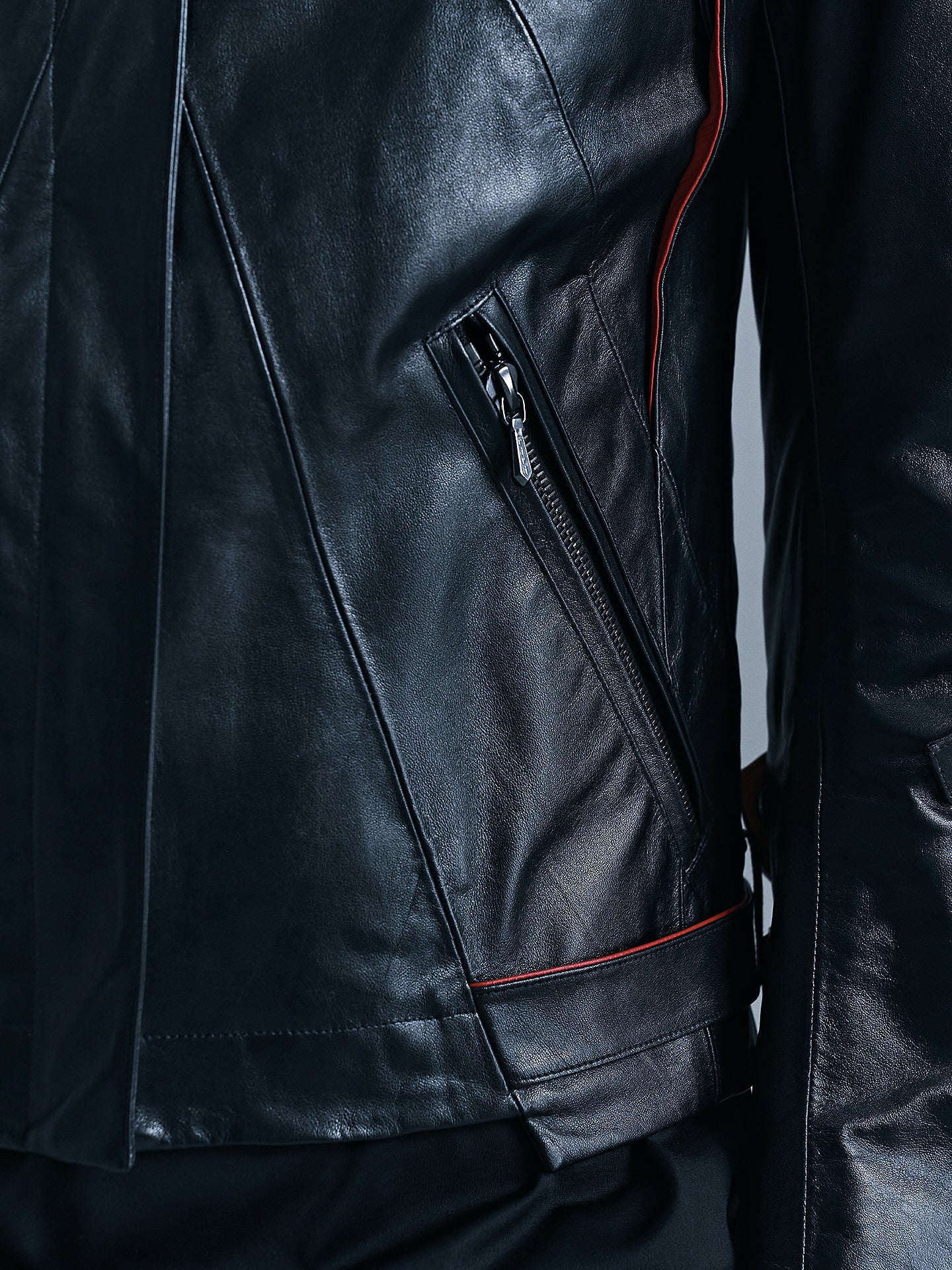 Snake Spike Leather Jacket