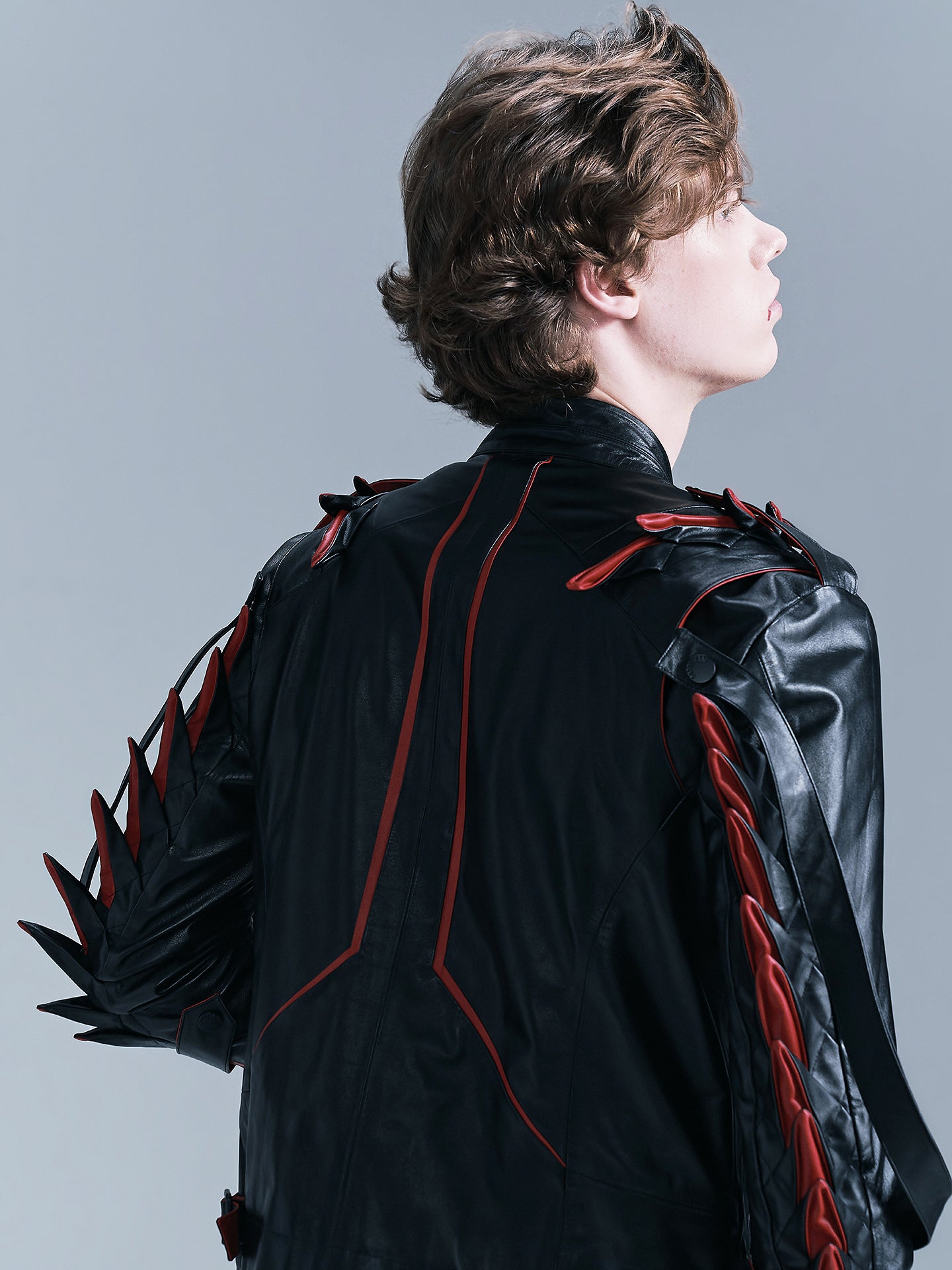 Snake Spike Leather Jacket