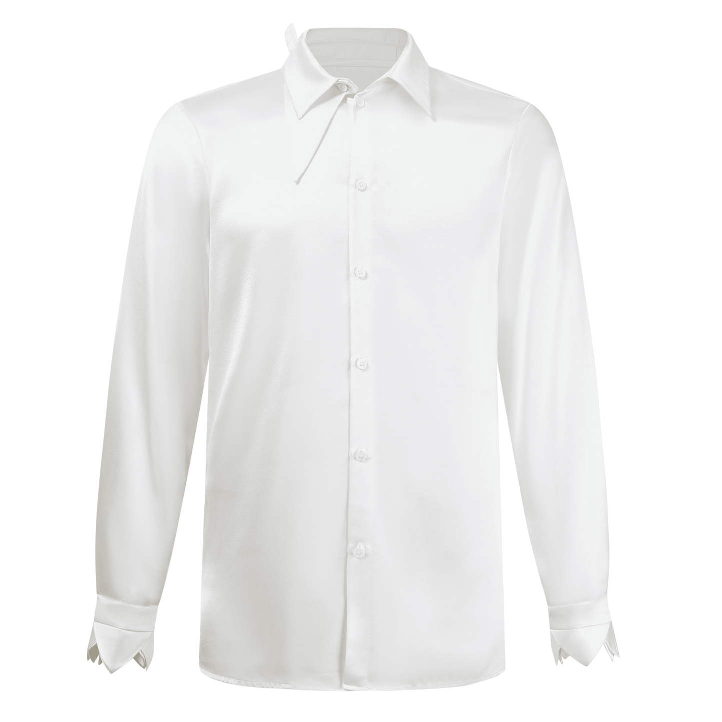 Crown-cuff Men's Shirt White