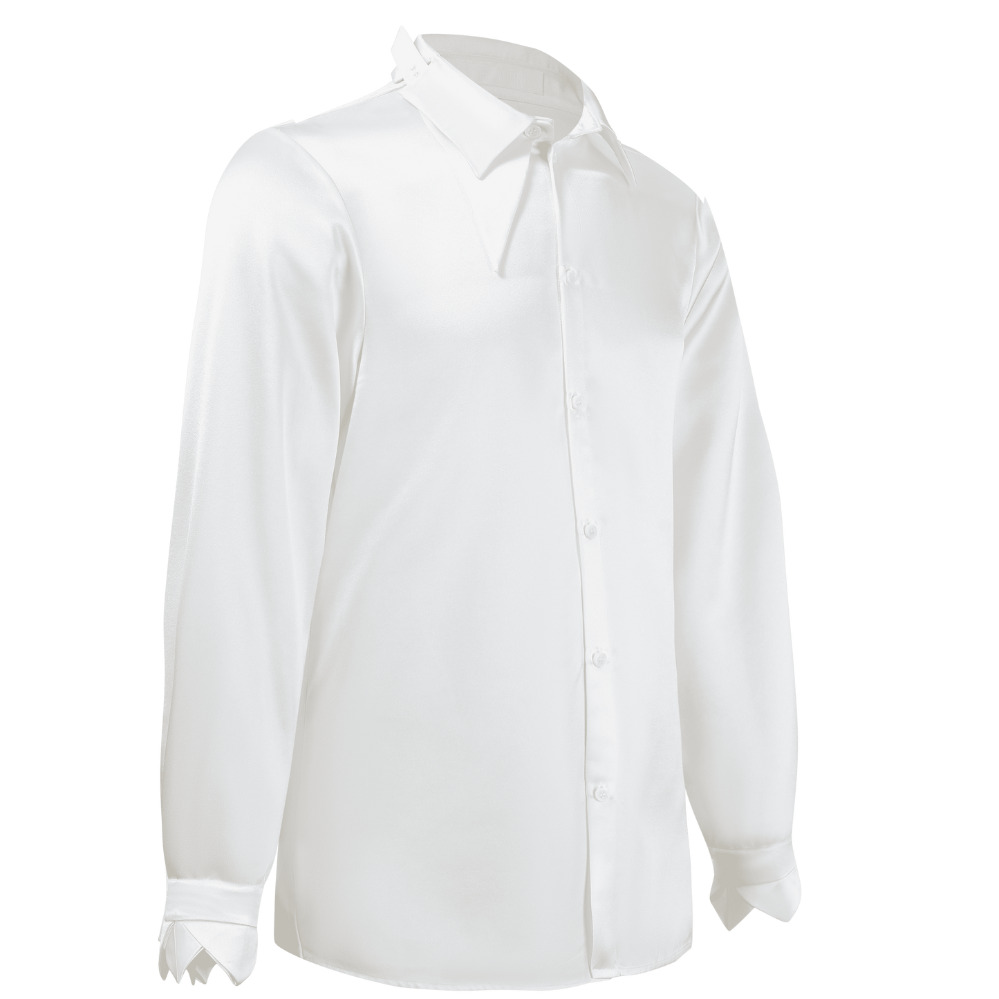 Crown-cuff Men's Shirt White