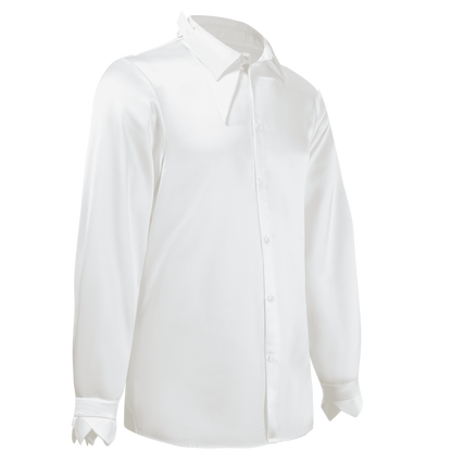 Crown-cuff Men's Shirt White