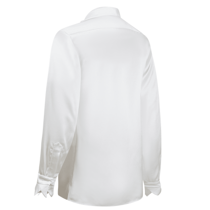 Crown-cuff Men's Shirt White
