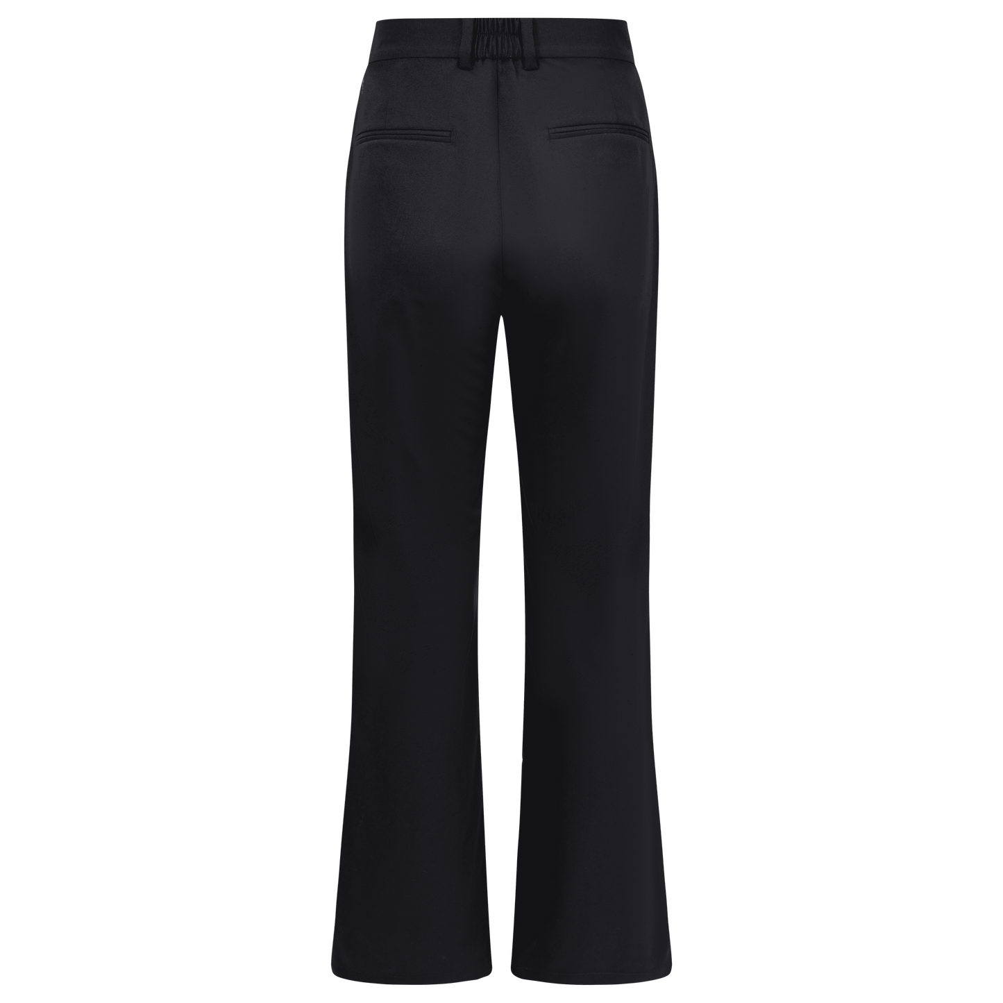 Pocketed White-Edged Women's Trousers