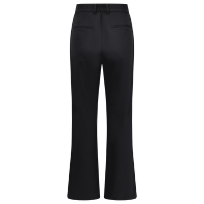 Pocketed White-Edged Women's Trousers