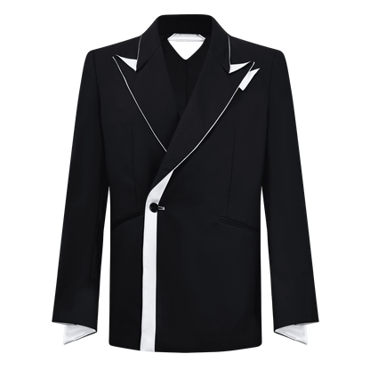 Origami Notched Lapel Men's suit