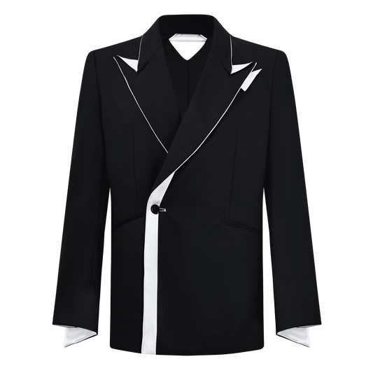 Origami Notched Lapel Men's suit