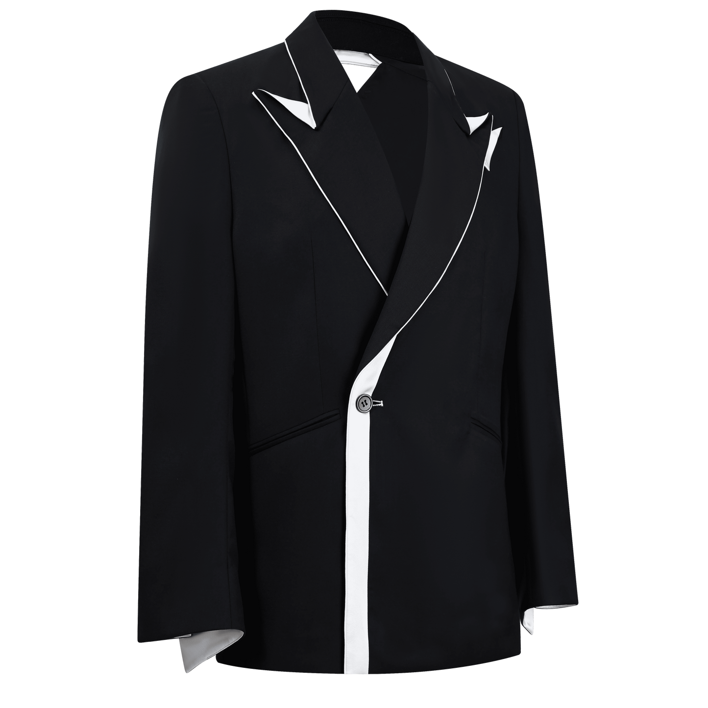 Origami Notched Lapel Men's suit