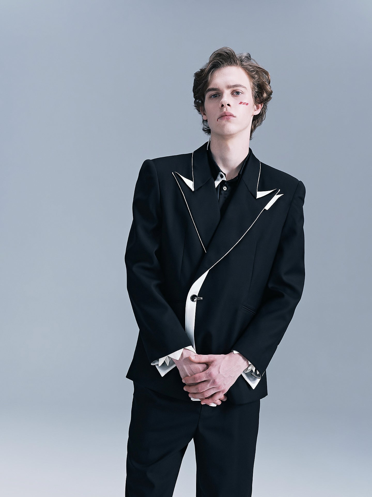 Origami Notched Lapel Men's suit