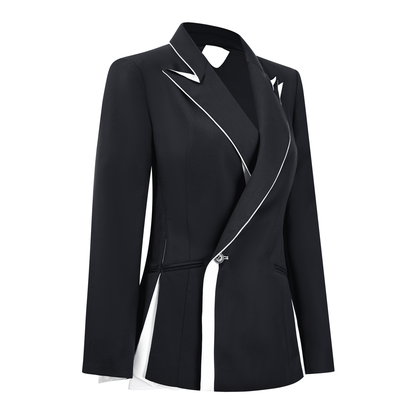 Origami Notched Lapel Women's suit