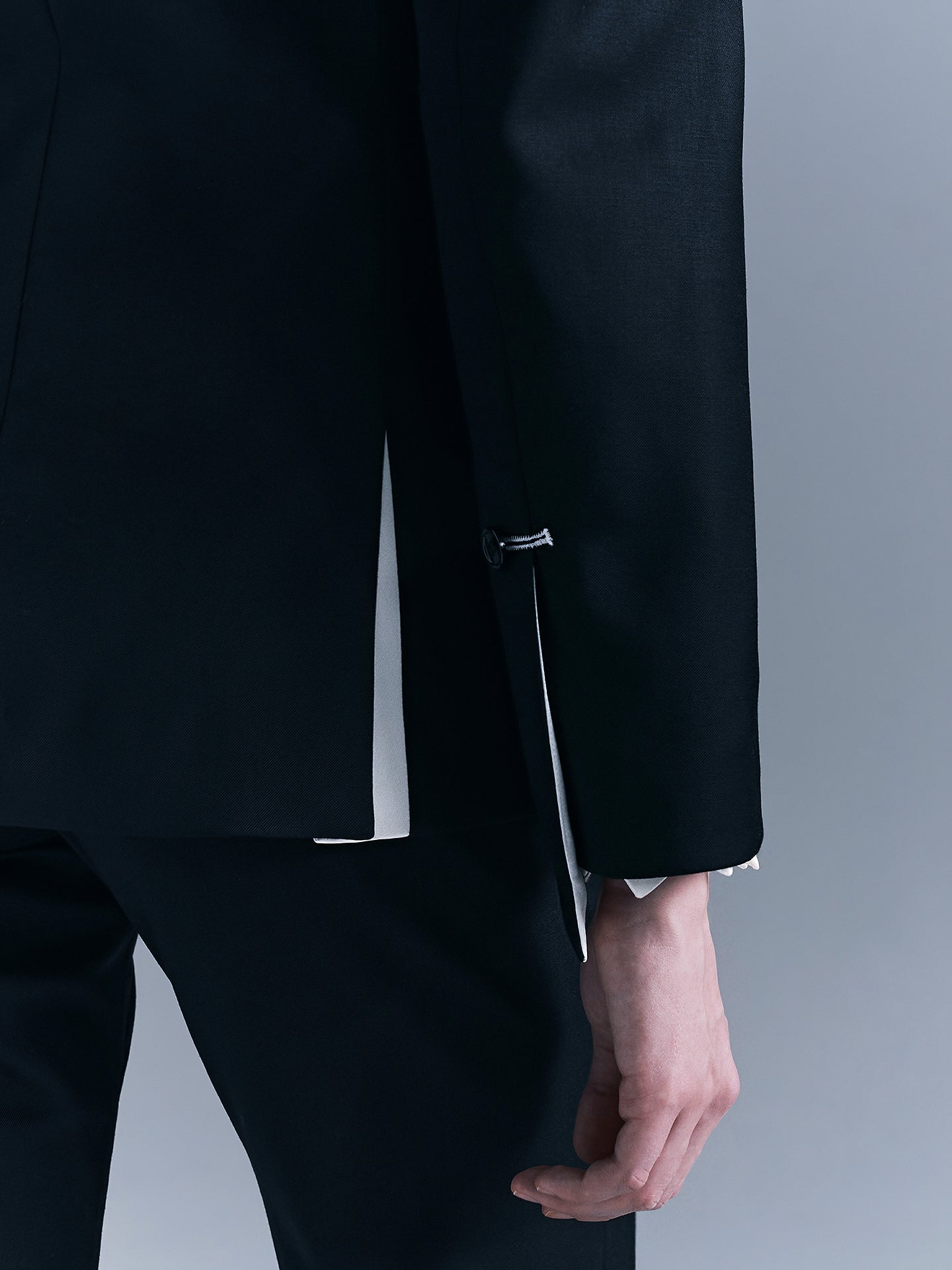 Origami Notched Lapel Women's suit