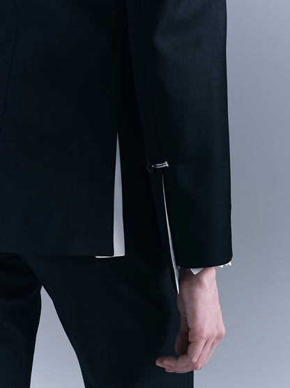 Origami Notched Lapel Women's suit
