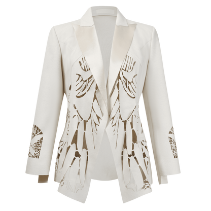 Butterfly Cutout Woman's Blazer