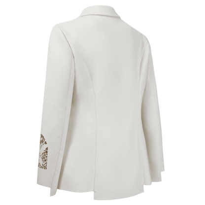 Butterfly Cutout Woman's Blazer