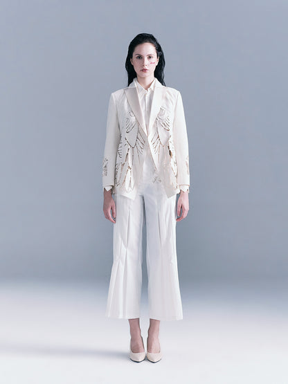 Butterfly Cutout Woman's Blazer