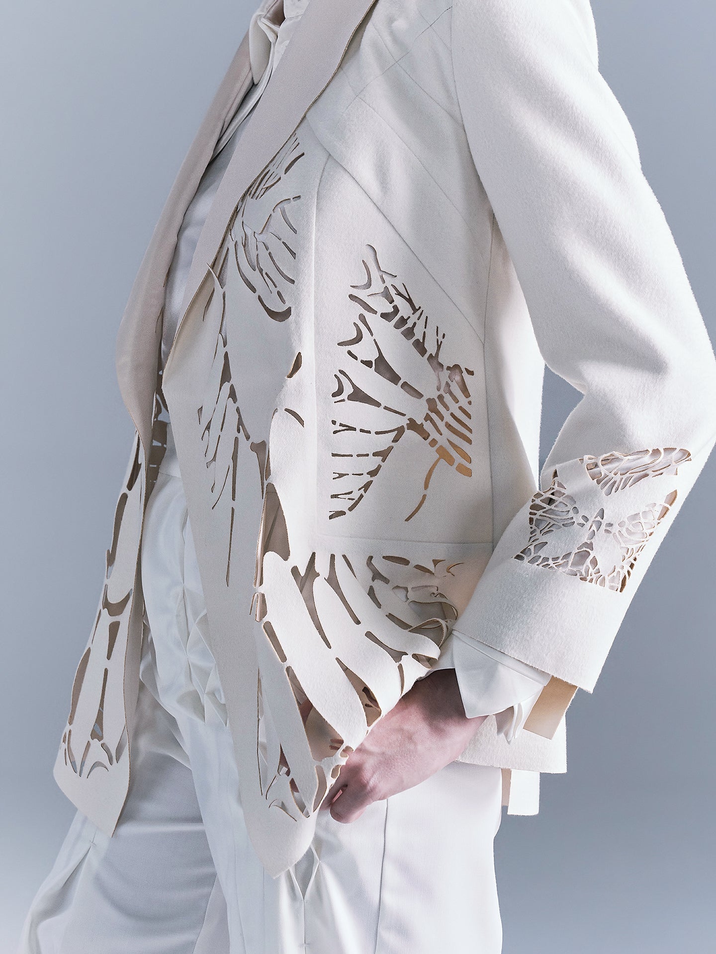 Butterfly Cutout Woman's Blazer