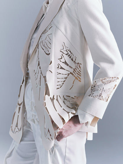 Butterfly Cutout Woman's Blazer