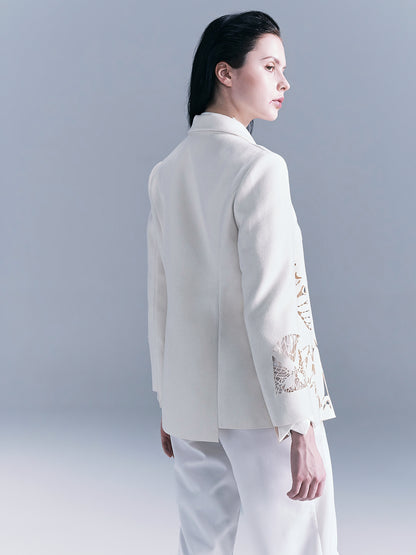 Butterfly Cutout Woman's Blazer