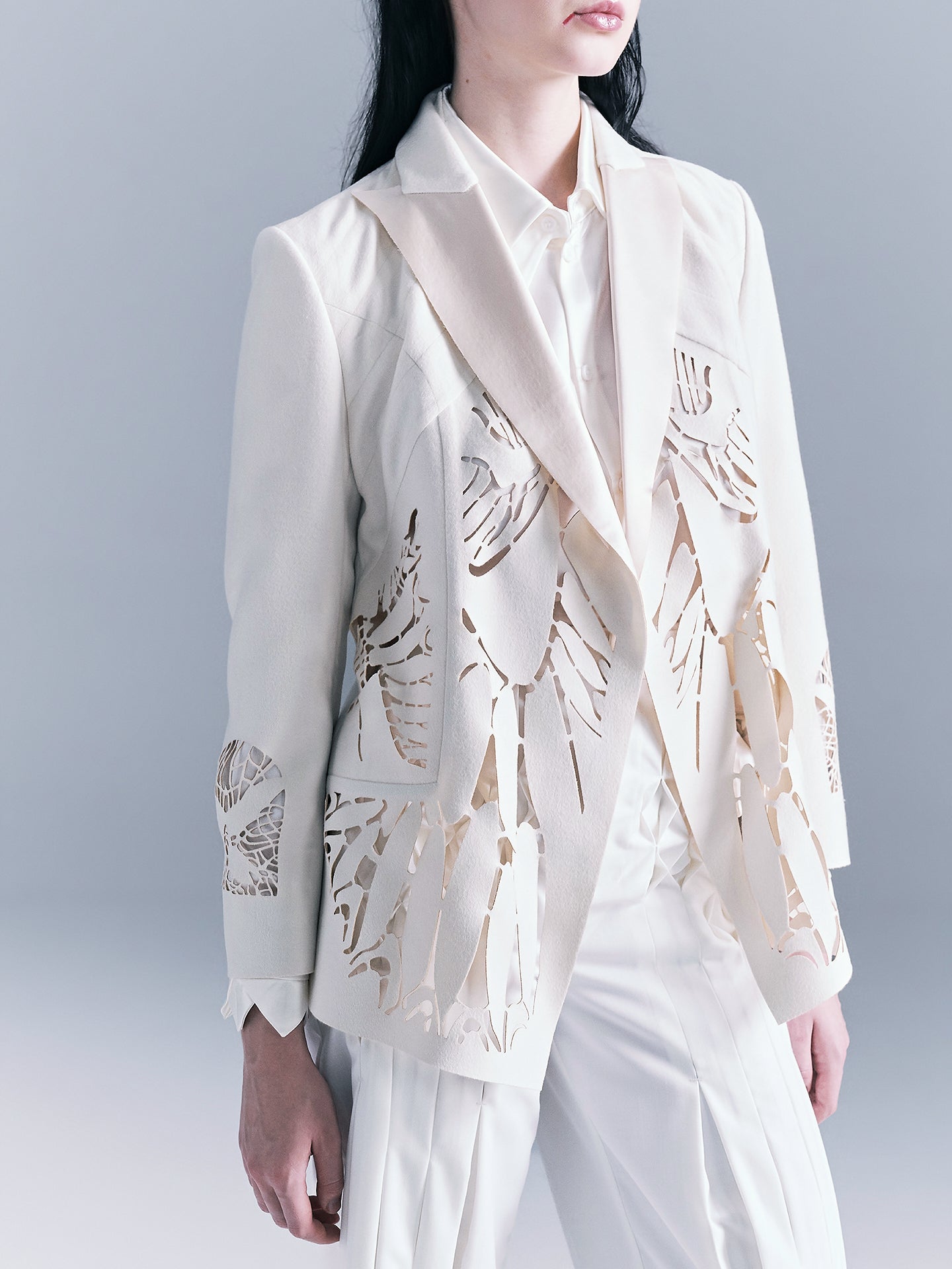 Butterfly Cutout Woman's Blazer