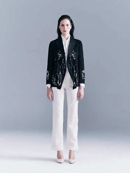 Butterfly Cutout Woman's Blazer