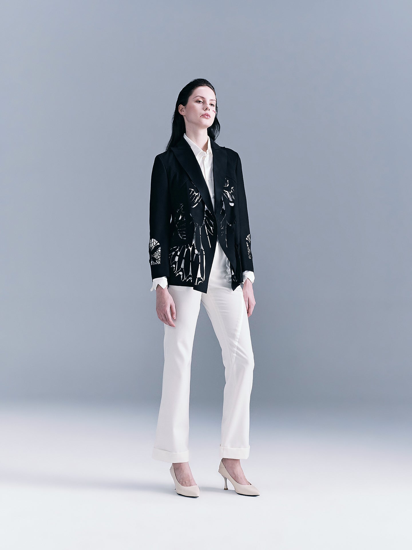 Butterfly Cutout Woman's Blazer