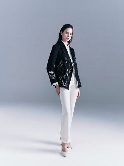 Butterfly Cutout Woman's Blazer