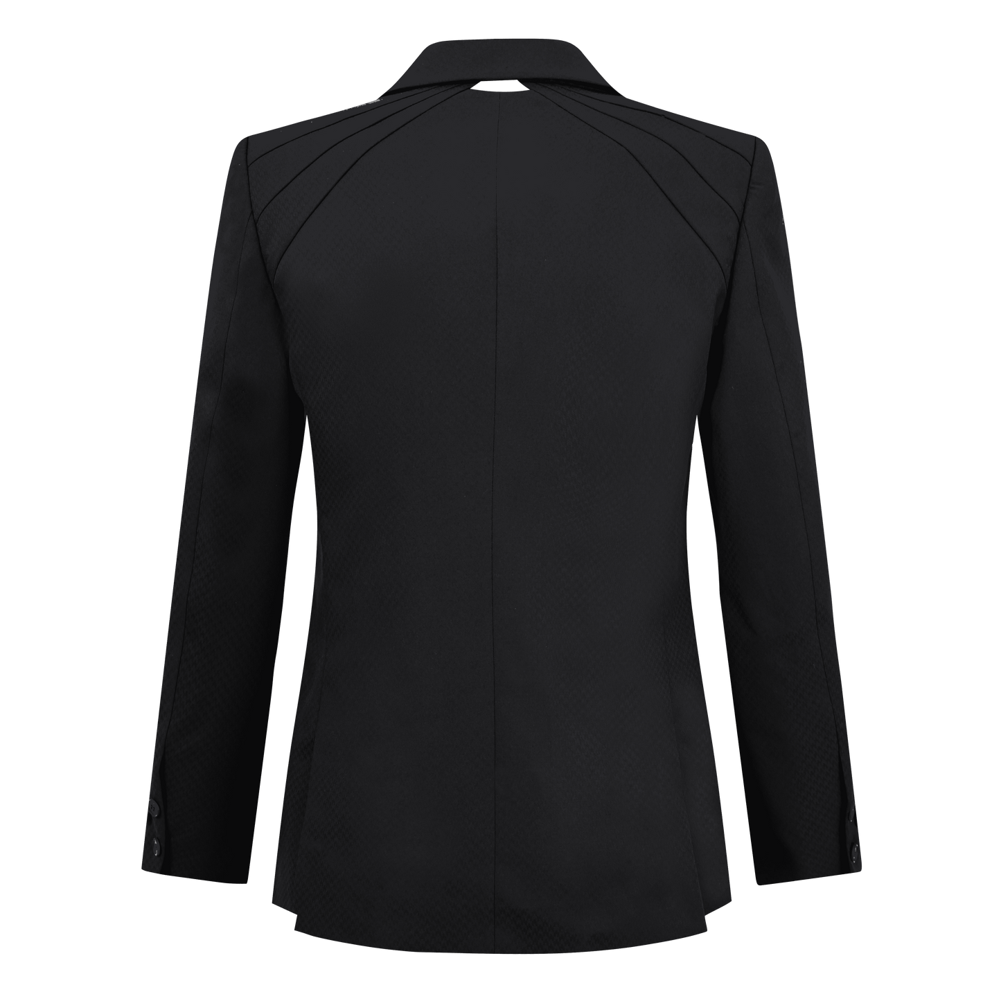 houndstooth Layered collar suit