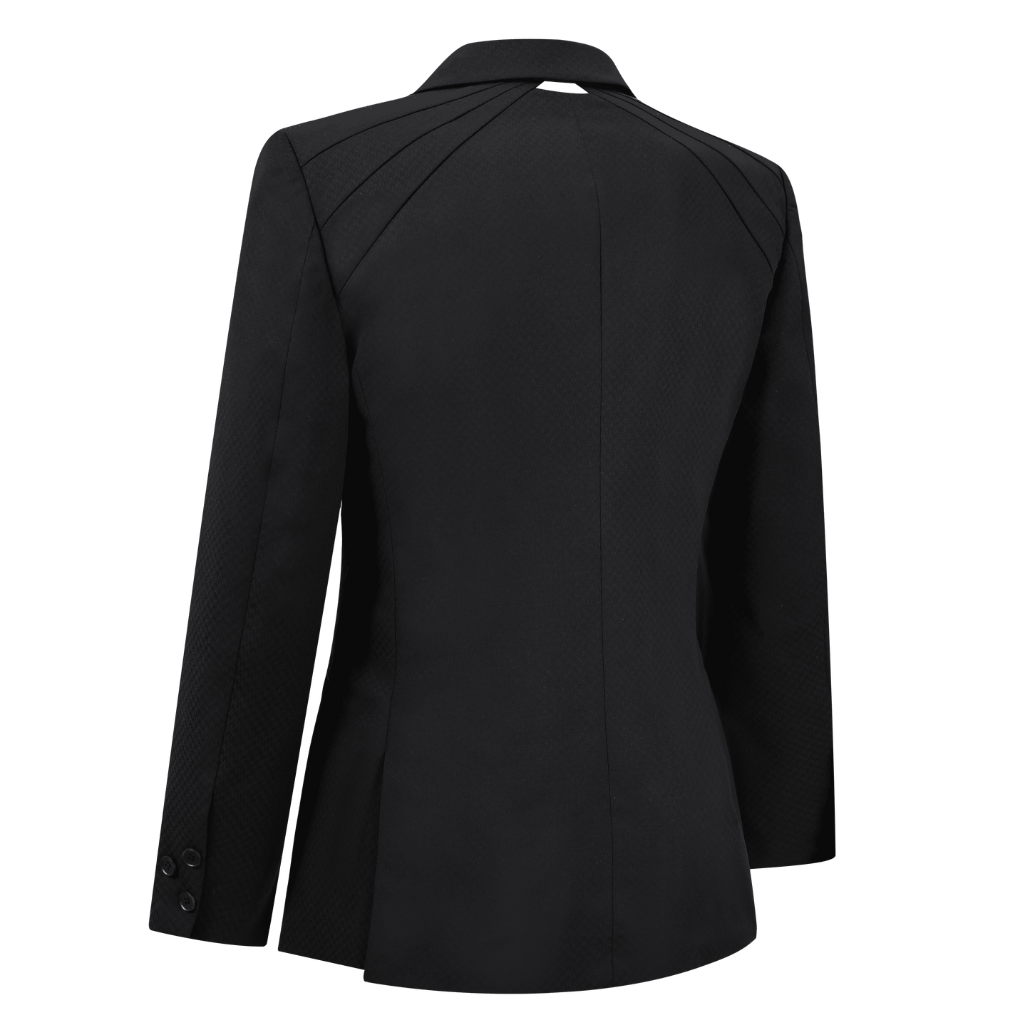 houndstooth Layered collar suit