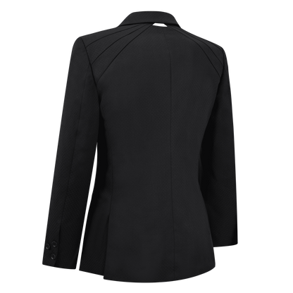 houndstooth Layered collar suit