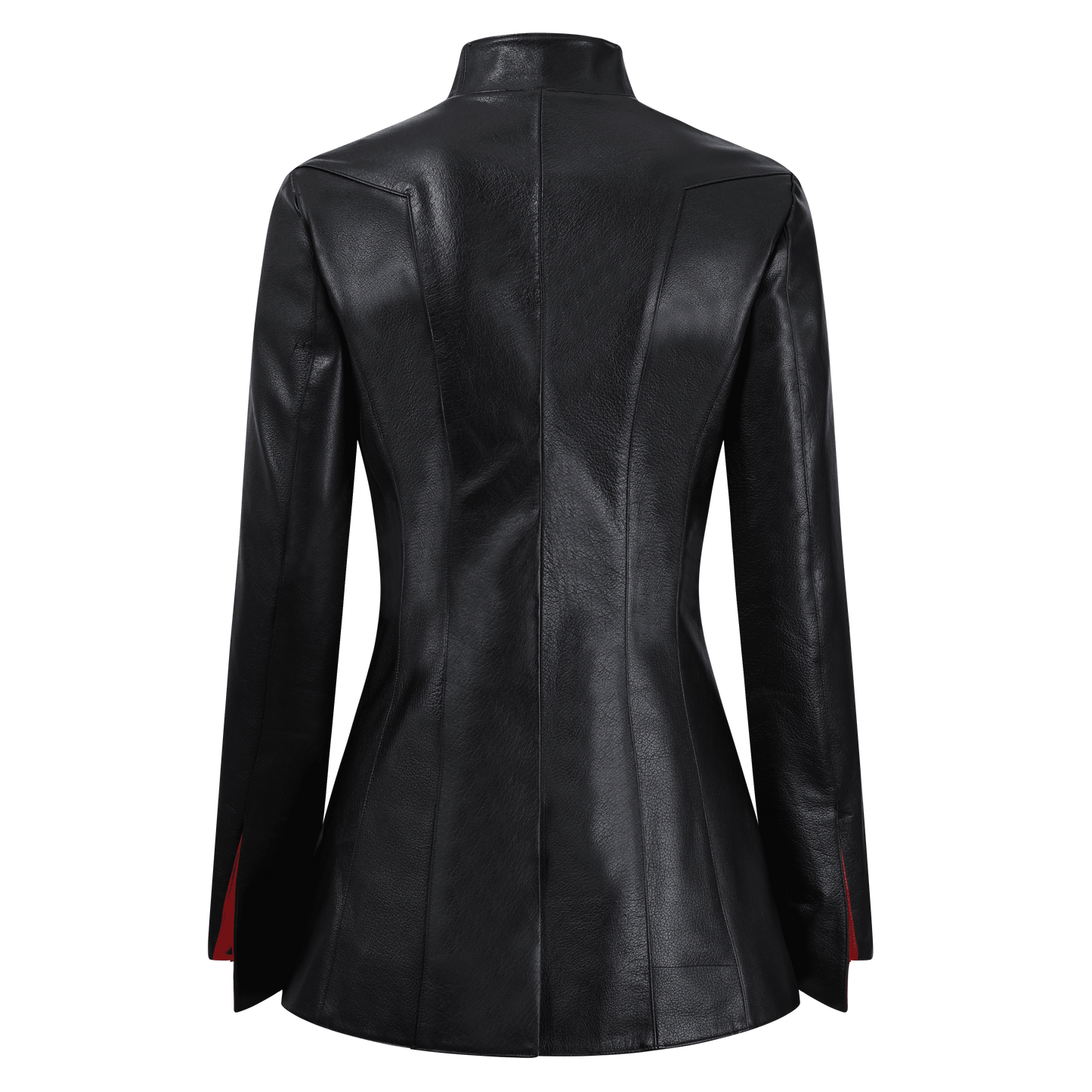 Snakebone genuine leather jacket