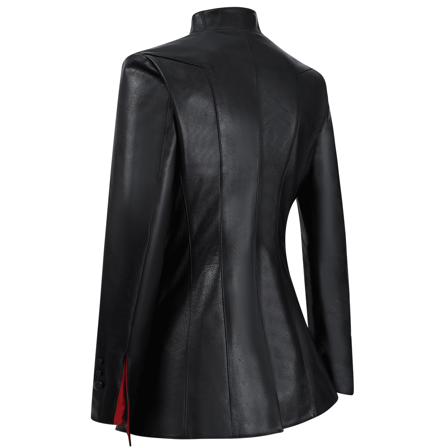 Snakebone genuine leather jacket