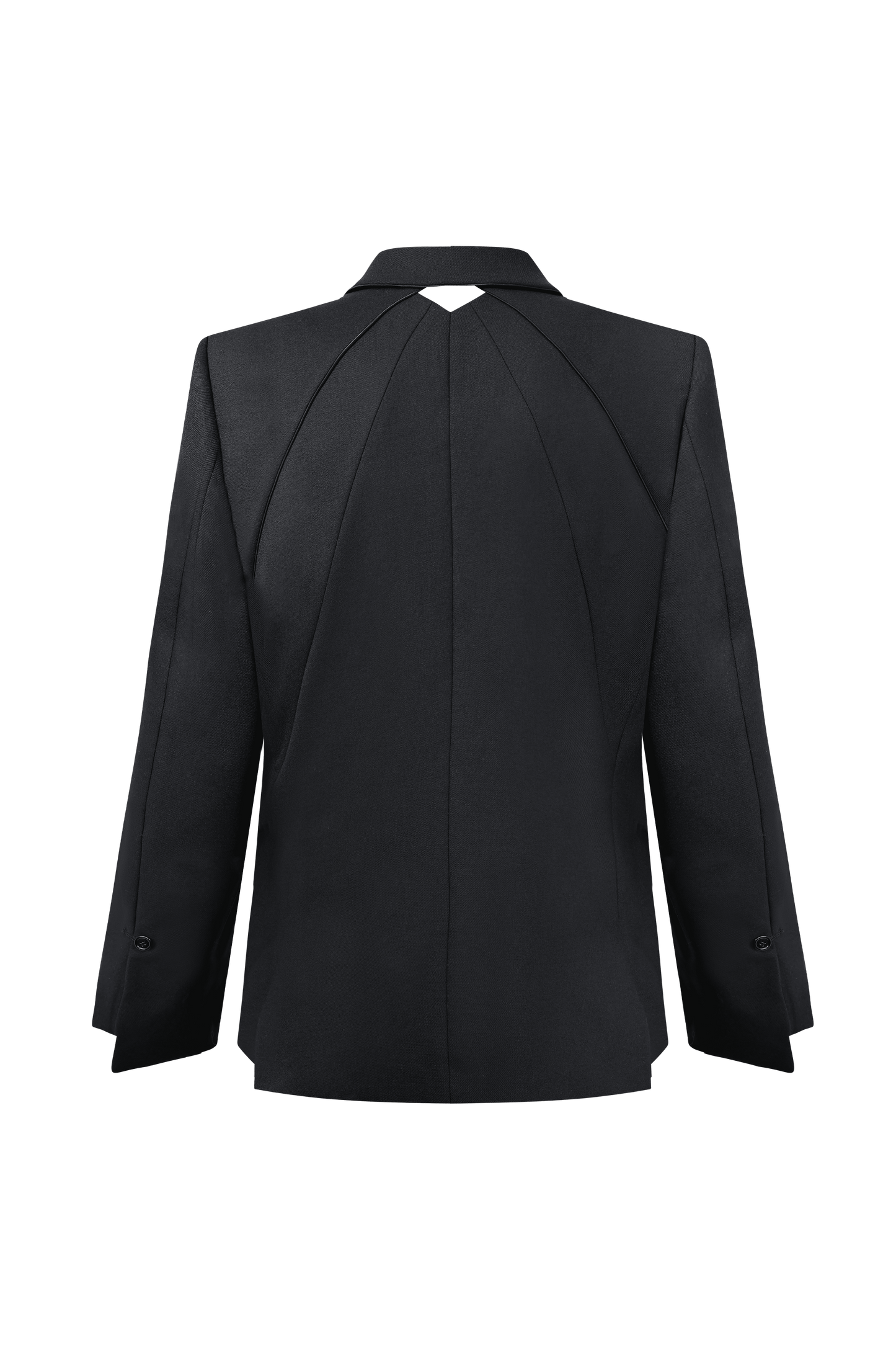 Origami Notched Lapel Men's suit (Black)