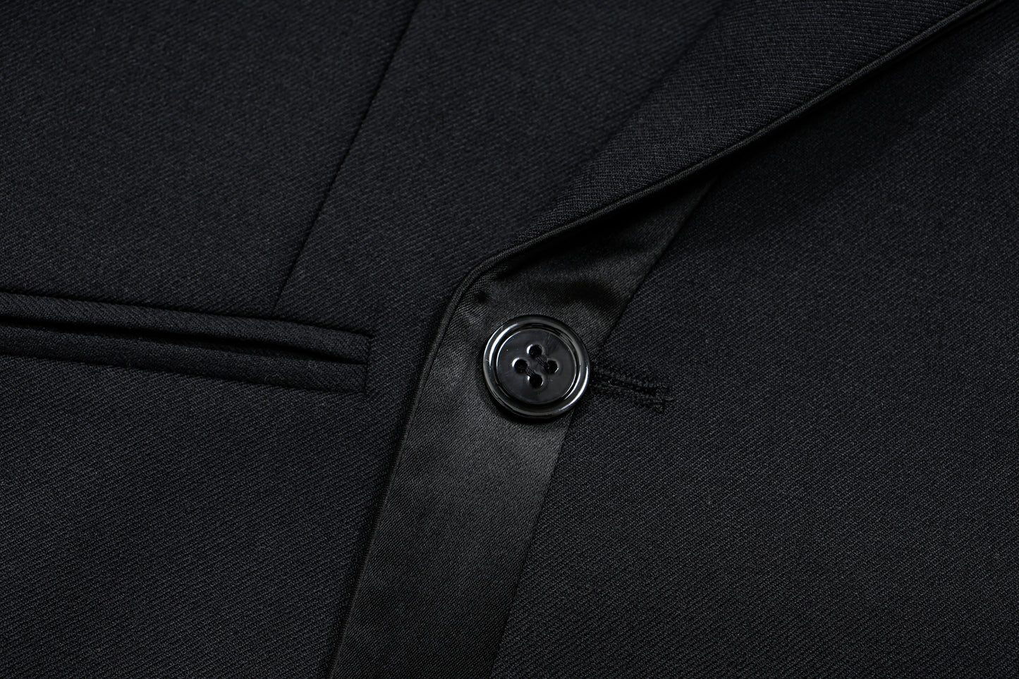 Origami Notched Lapel Men's suit (Black)