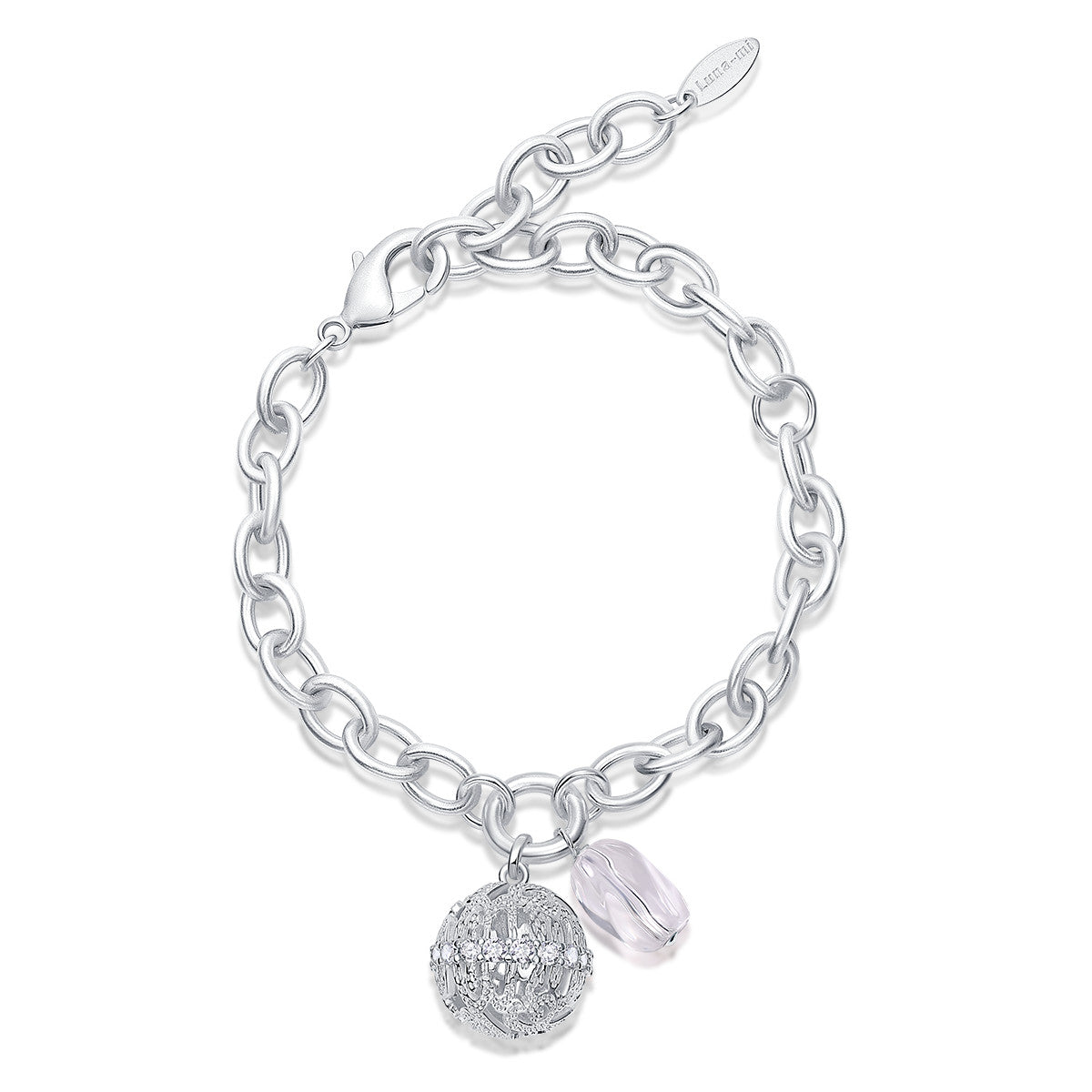 Dense-Pattern Vine Bracelet · Ethereal Void (Silver)