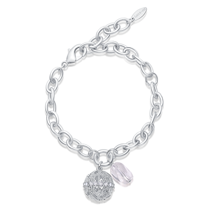 Dense-Pattern Vine Bracelet · Ethereal Void (Silver)