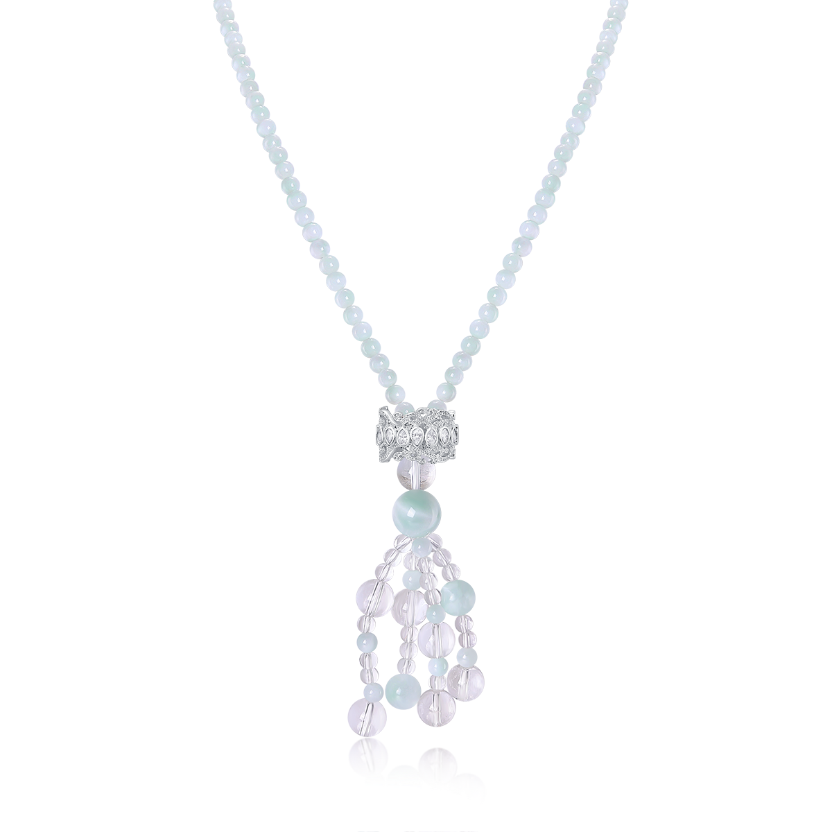 Verdant Vine Beaded Necklace