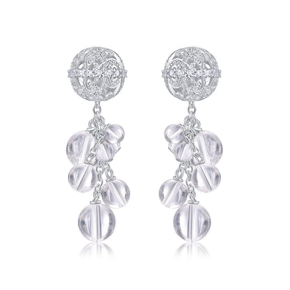 Floating Light Drop Earrings · Ethereal Void (Small)