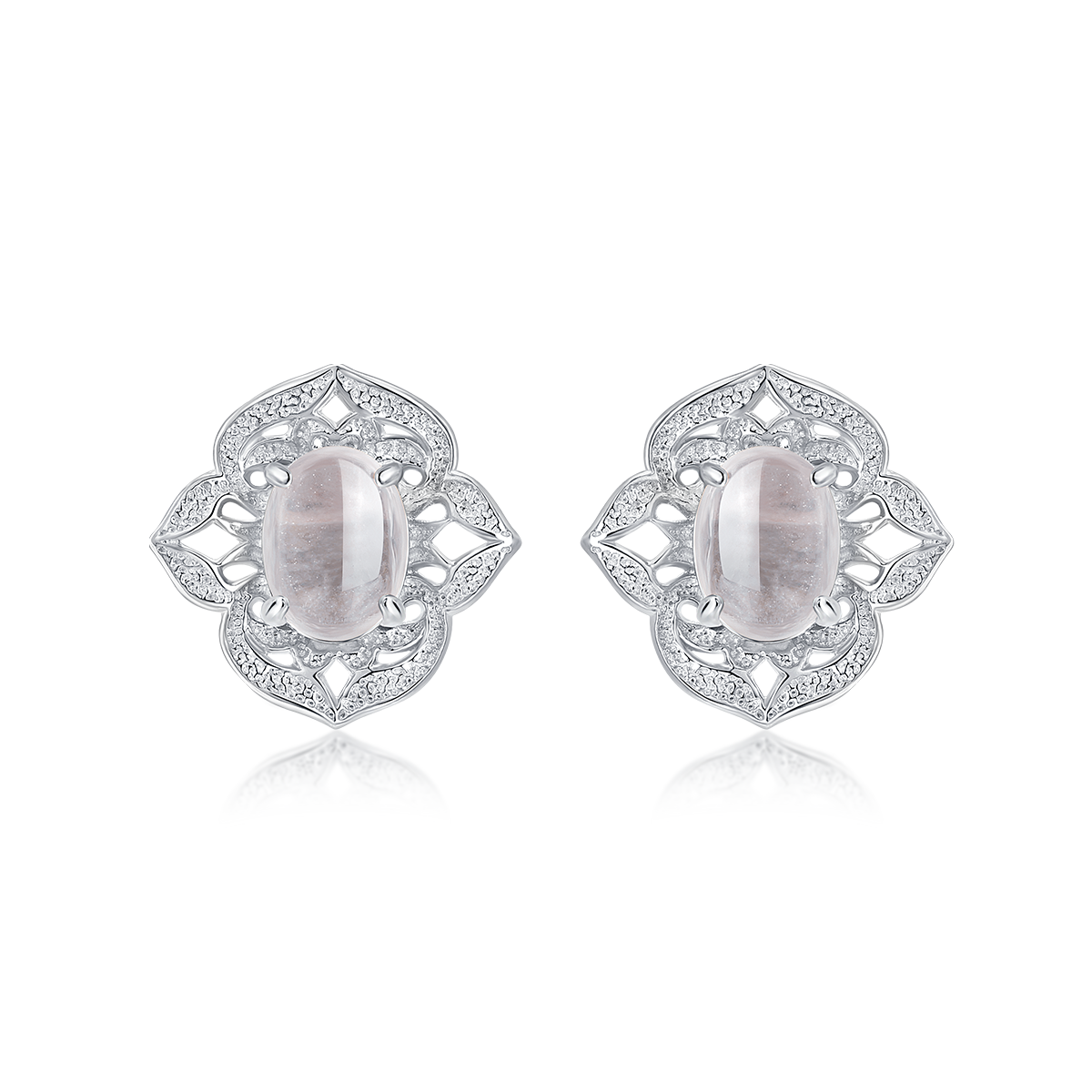 Woven Light Stud Earrings