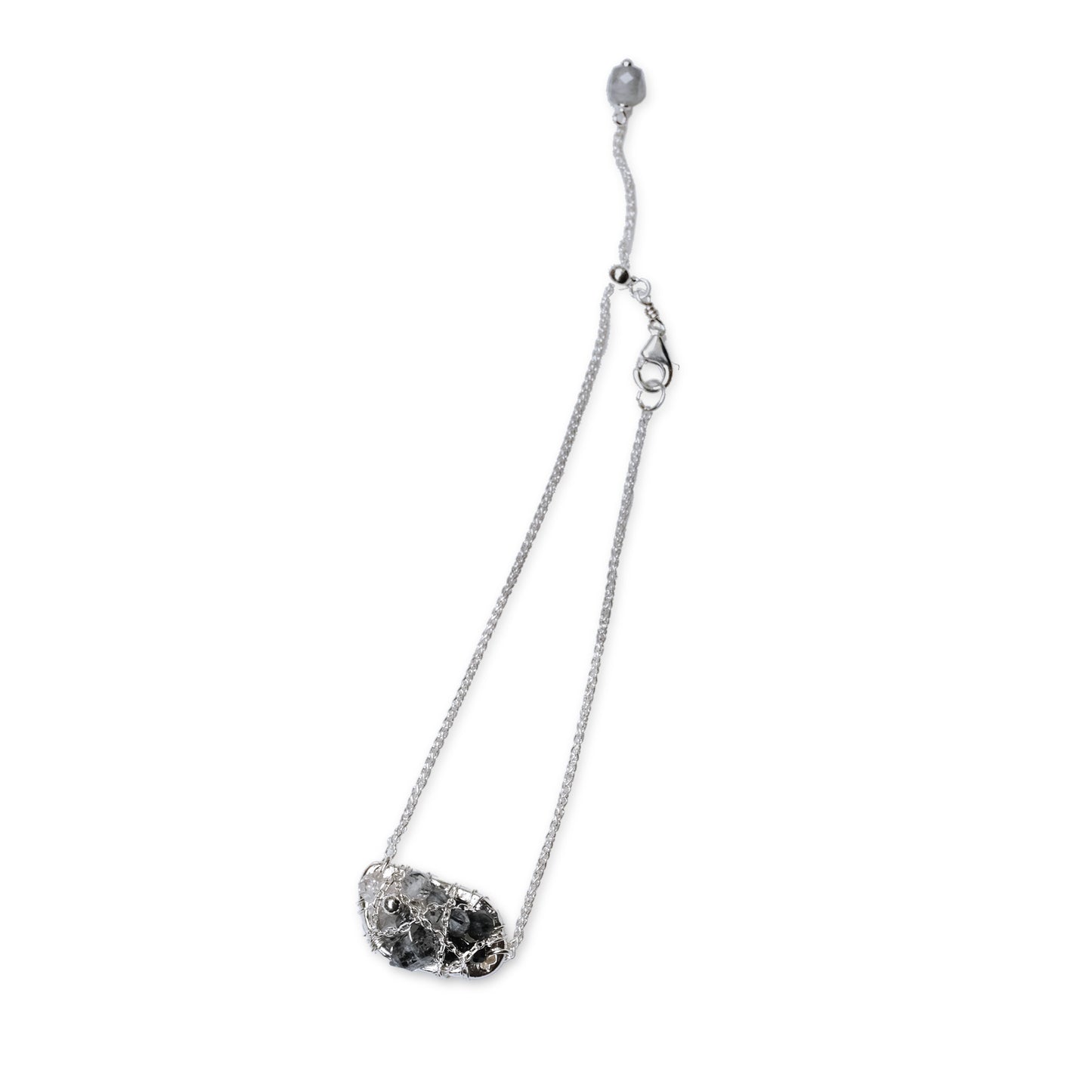 Li Realm Crystal Dome Dazzling Light Trace Mini Bracelet