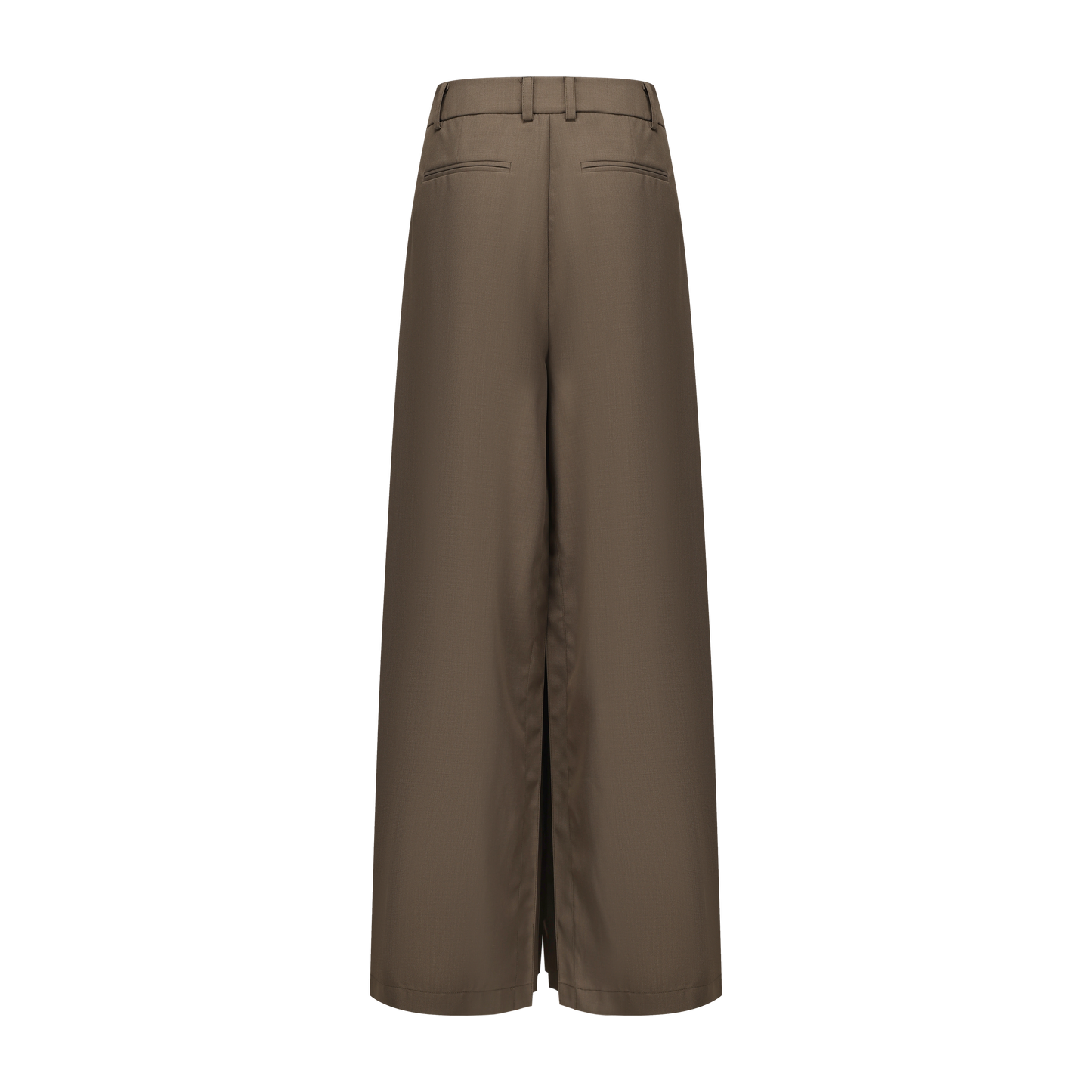 Pleated Palazzo Pants Green