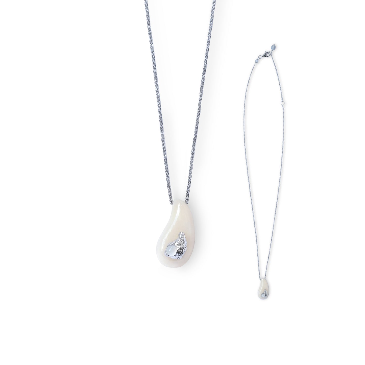 Li Realm Whispering Unending Ox Bone Pendant Collarbone Chain