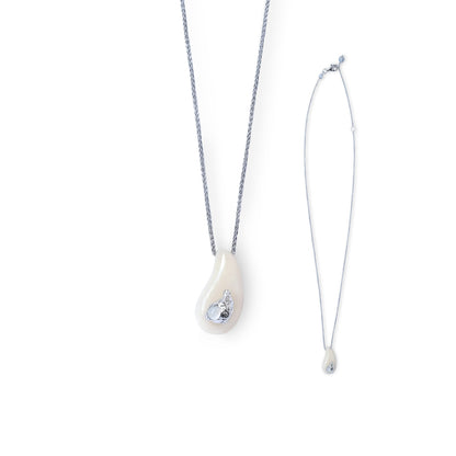 Li Realm Whispering Unending Ox Bone Pendant Collarbone Chain