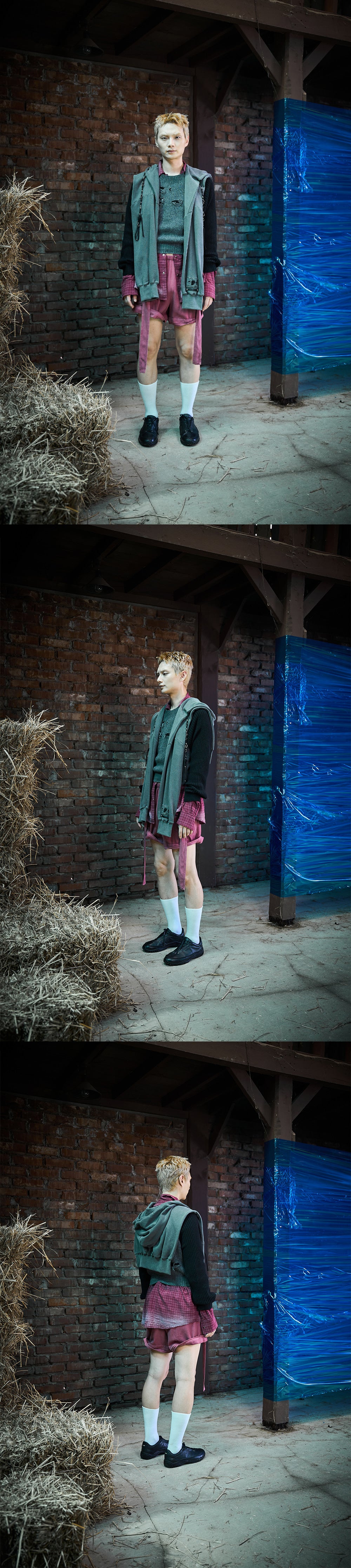 Copenhagen Sneakers_Ostrich leather Black