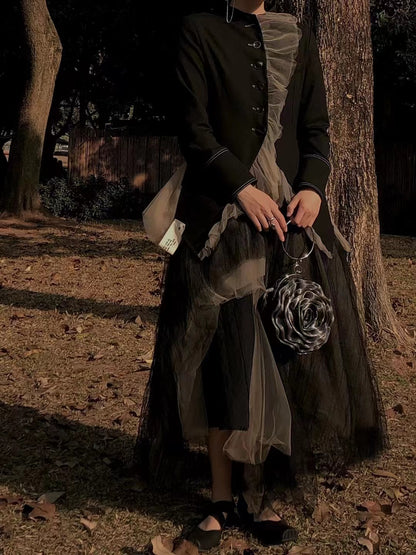 Little Swan Tulle Skirt Black