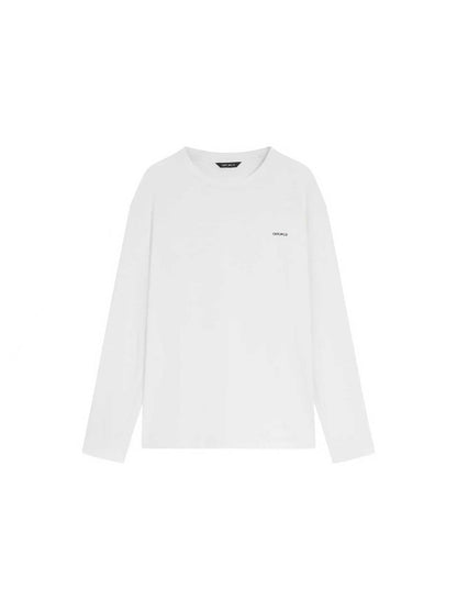 Slub Cotton Logo Long-Sleeve T-Shirt