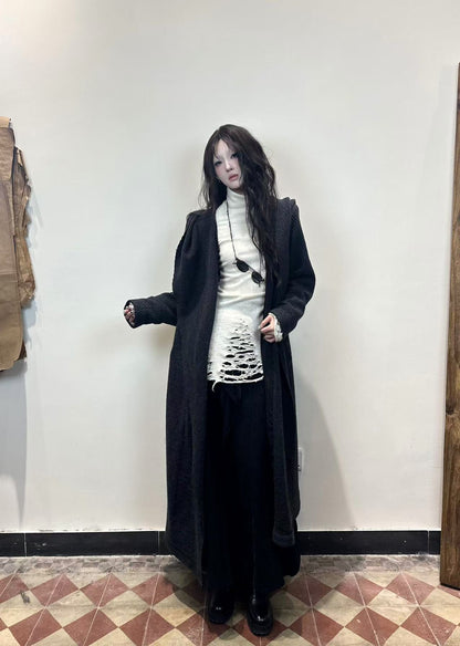 Witch hoodie wool coat 2.0