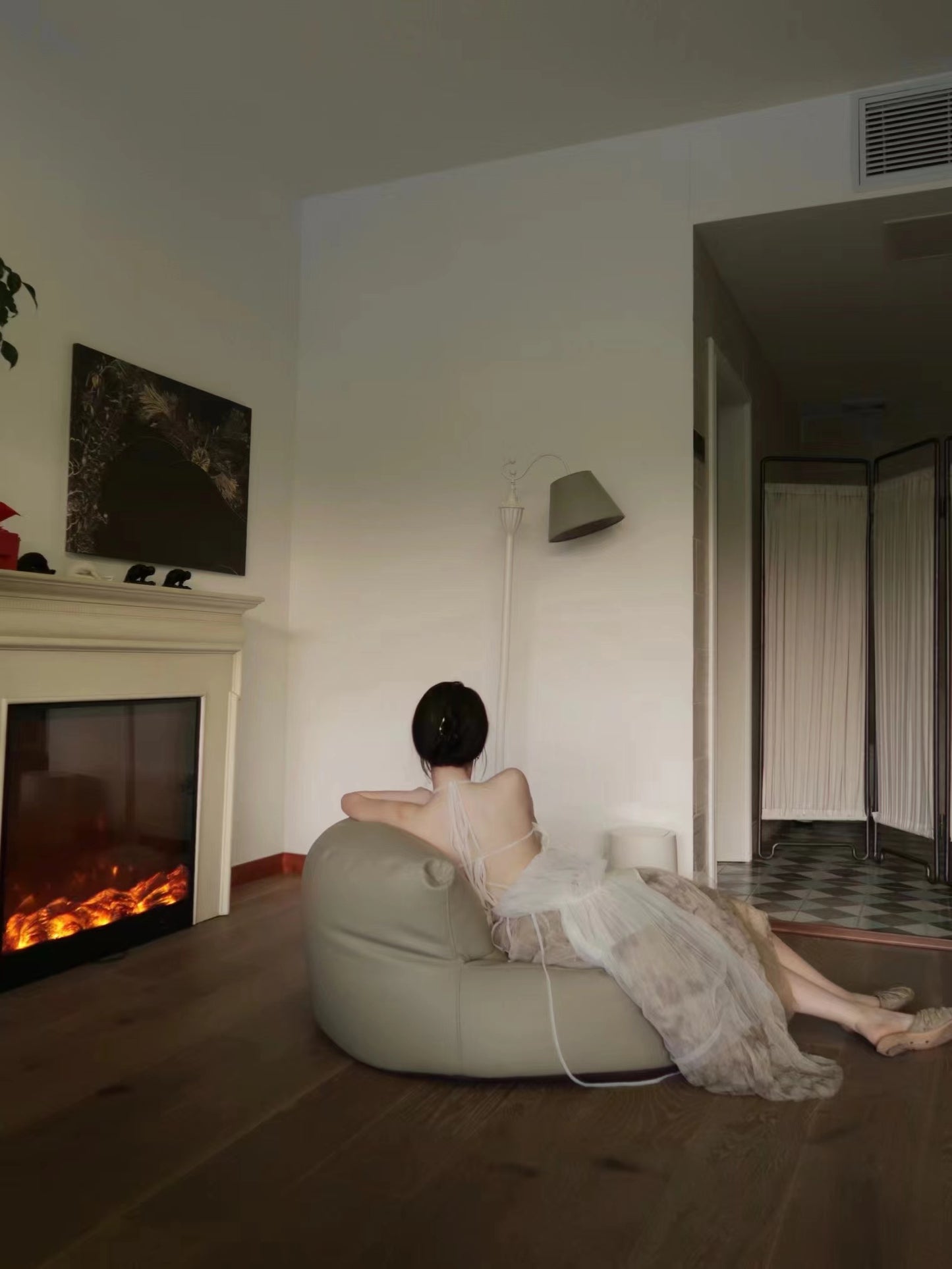 Little Swan Tulle Skirt - Washed Dyed Tea Color